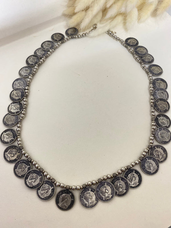 Coin Long Necklace