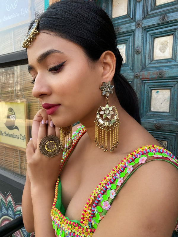 Blossom Mirror Earrings