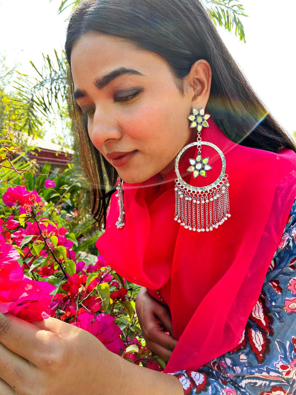 Blossom Mirror Earrings