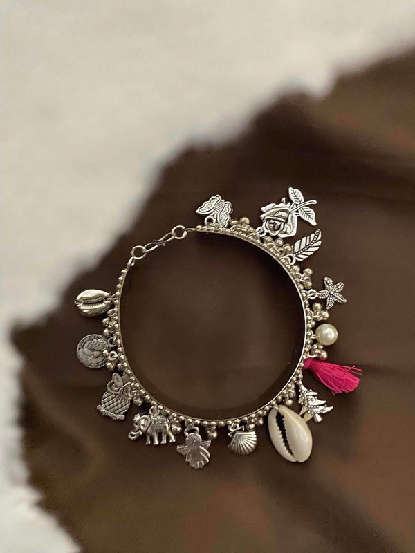 Candy Charm Bangle pink
