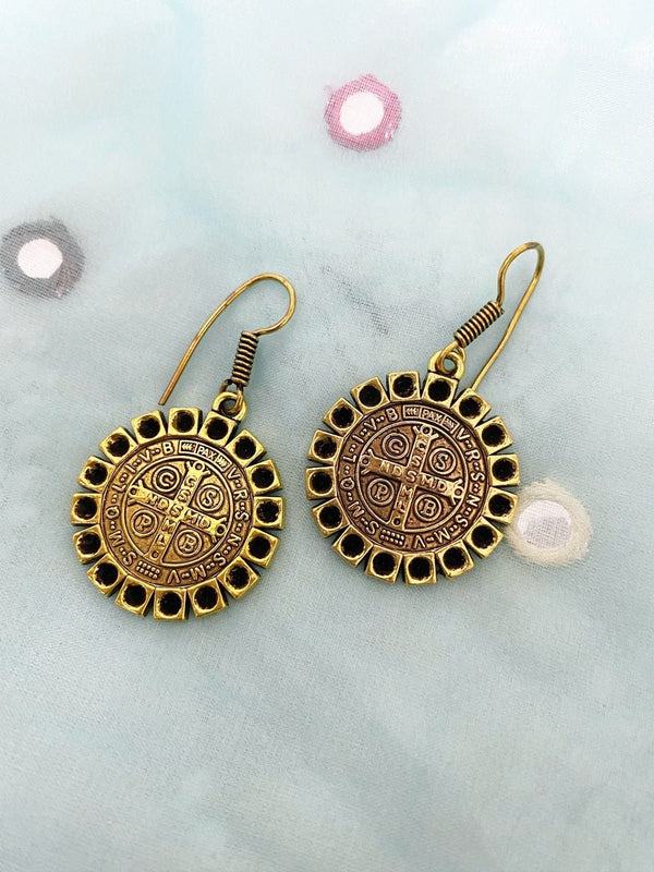 Coin Earrings Gold