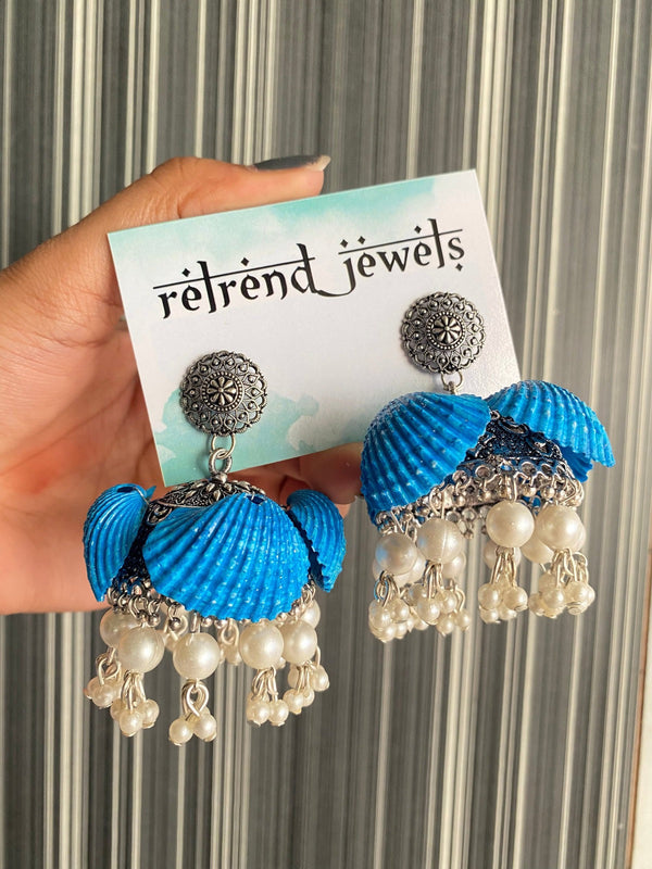 Shell Jhumkas