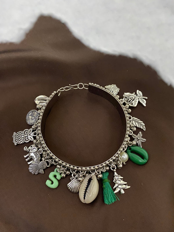Charm Candy Bangle Dark Green