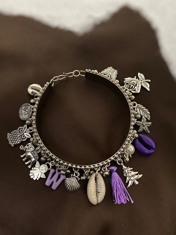 Charm Candy Bangle Purple