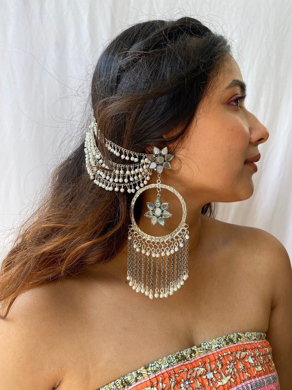 Blossom Mirror String Earrings