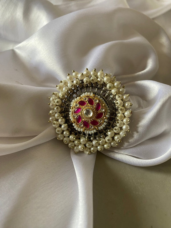 Kundan Puwai Ring