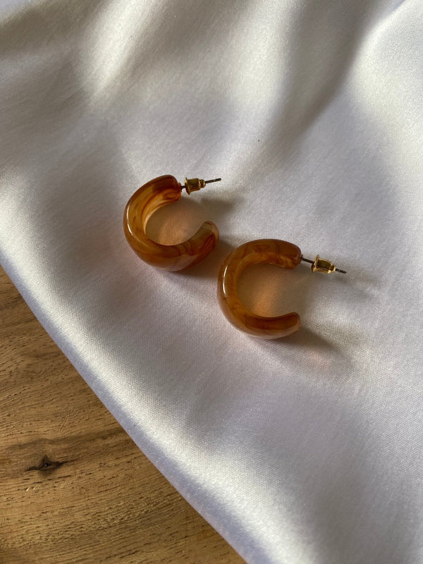 Semi Brown Hoops