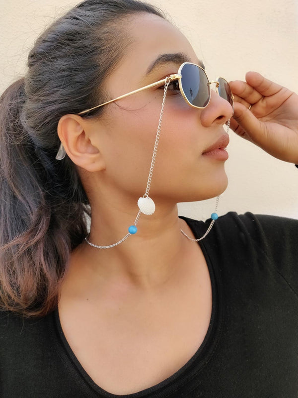 Shell Glasses & Mask Chain